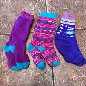 Ski/Snowboard Socks - 3 Pairs - Youth Small